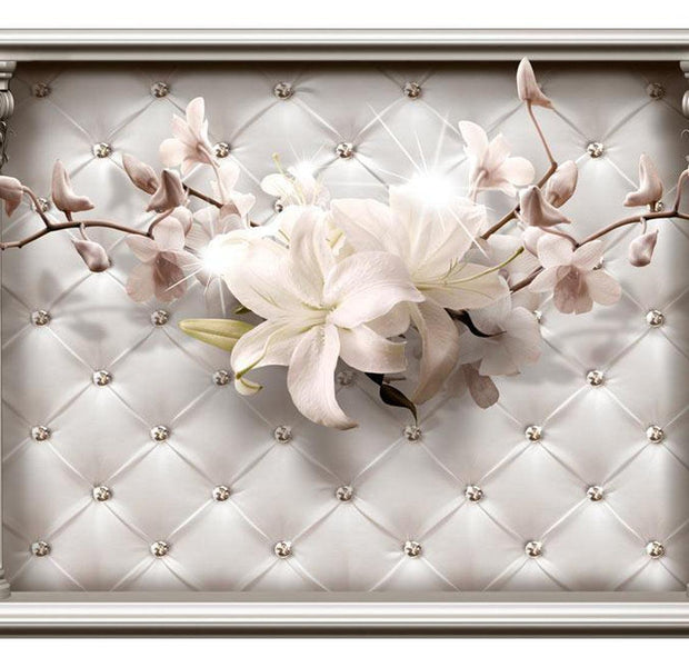 Peel & Stick Floral Wall Mural - Royal Elegance - Removable Wall Decals