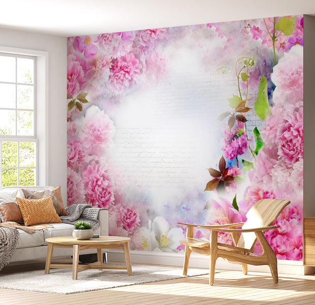 Peel & Stick Floral Wall Mural - Smell Of Cloves - Removable Wall Decals