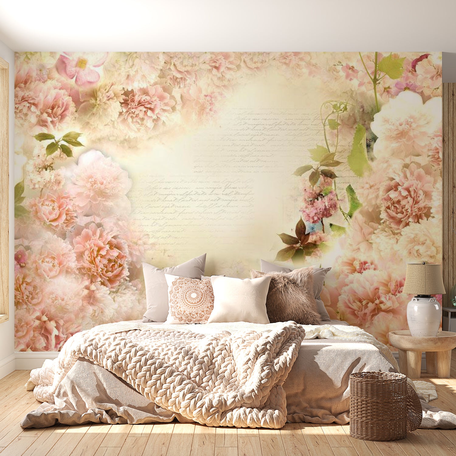 Peel & Stick Floral Wall Mural - Spring Fragrance - Removable Wall Decals