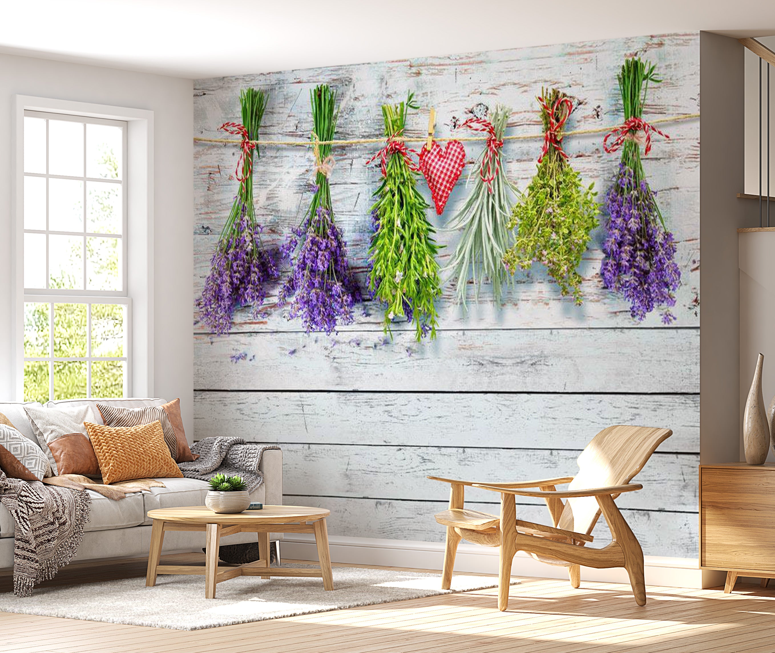 Peel & Stick Floral Wall Mural - Spring Inspirations - Removable Wall Decals