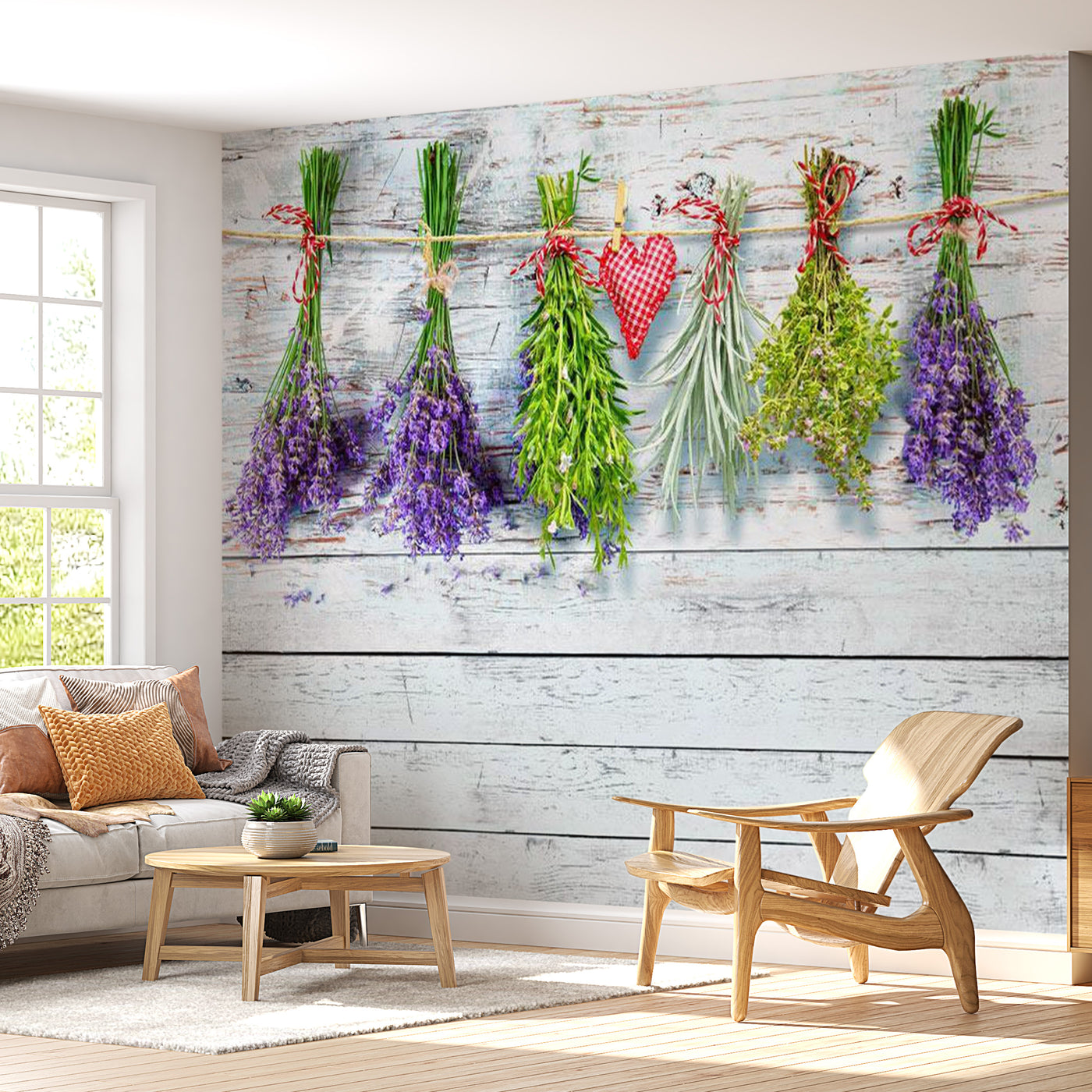 Peel & Stick Floral Wall Mural - Spring Inspirations - Removable Wall Decals