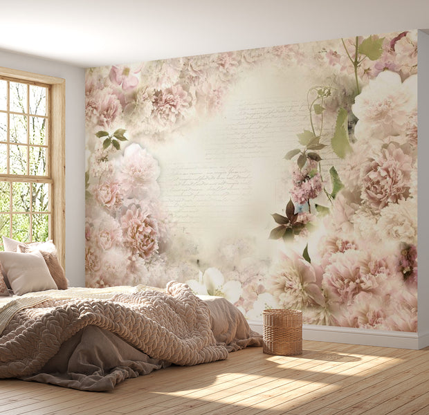 Peel & Stick Floral Wall Mural - Subtle Scent - Removable Wall Decals