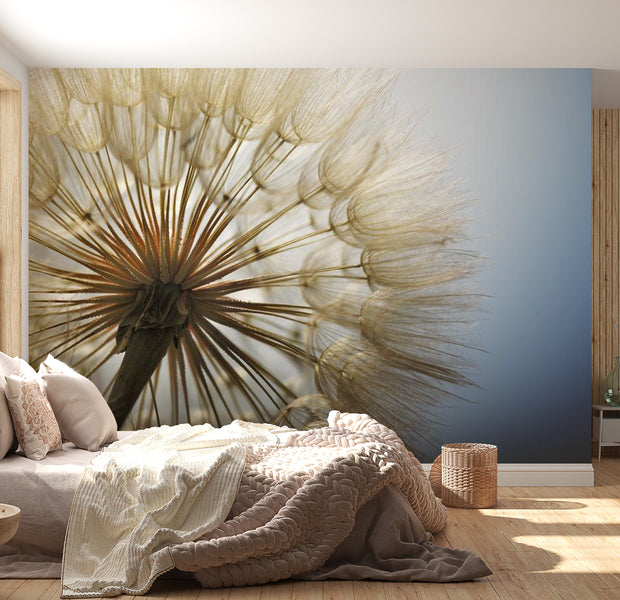 Peel & Stick Floral Wall Mural - Summer Delight Dandelion - Removable Wall Decals