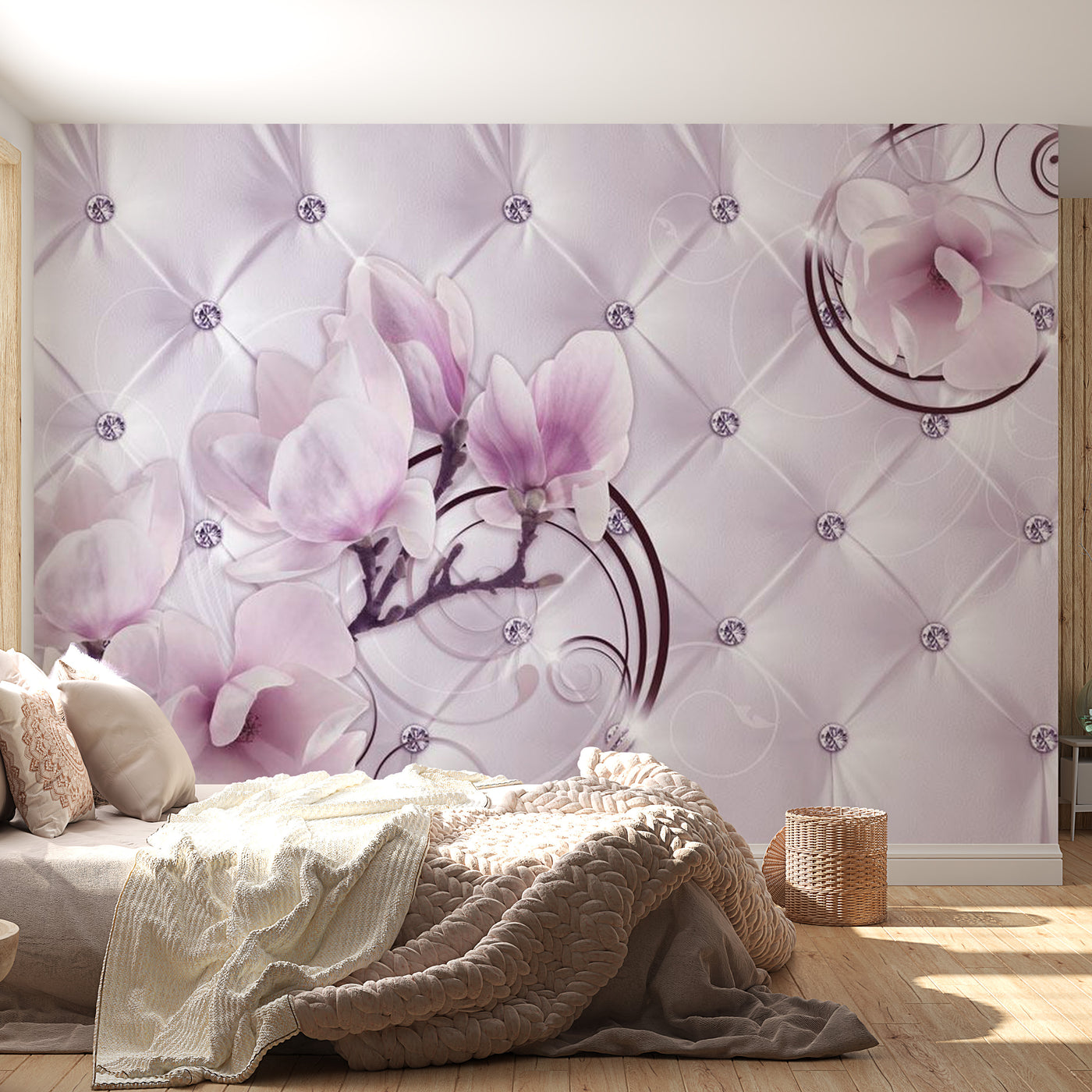 Peel & Stick Floral Wall Mural - Sweet Elegance - Removable Wall Decals