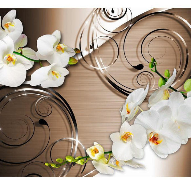 Peel & Stick Floral Wall Mural - Trust - Removable Wall Decals
