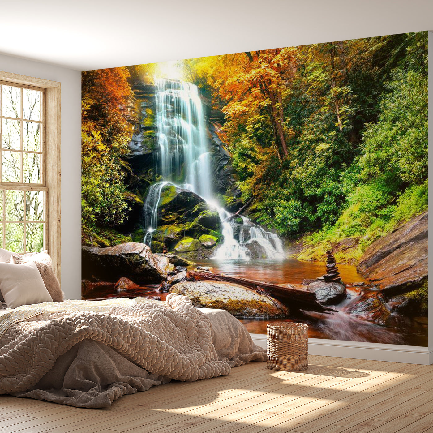 Peel & Stick Forest Wall Mural - Amazing Wonder Of Nature - Removable Wall Decals