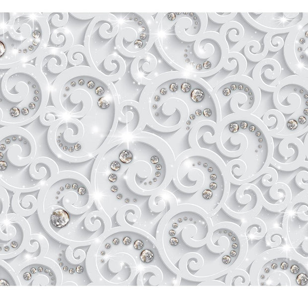 Peel & Stick Glam Wall Mural - Abstract Glamor - Removable Wall Decals