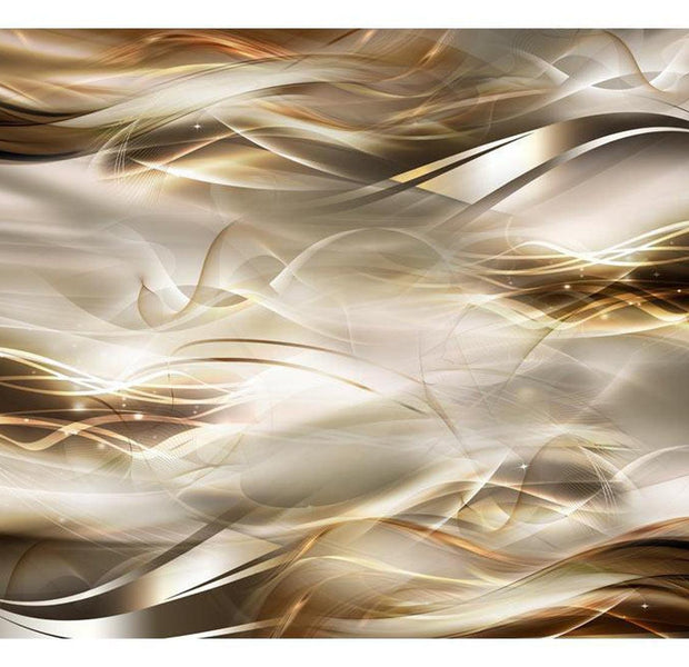 Peel & Stick Glam Wall Mural - Amber River - Removable Wall Decals
