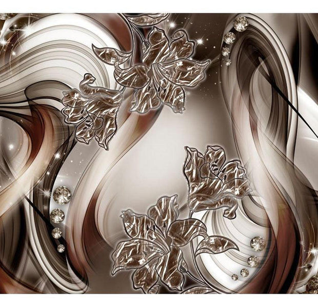 Peel & Stick Glam Wall Mural - Autumn Dance - Removable Wall Decals