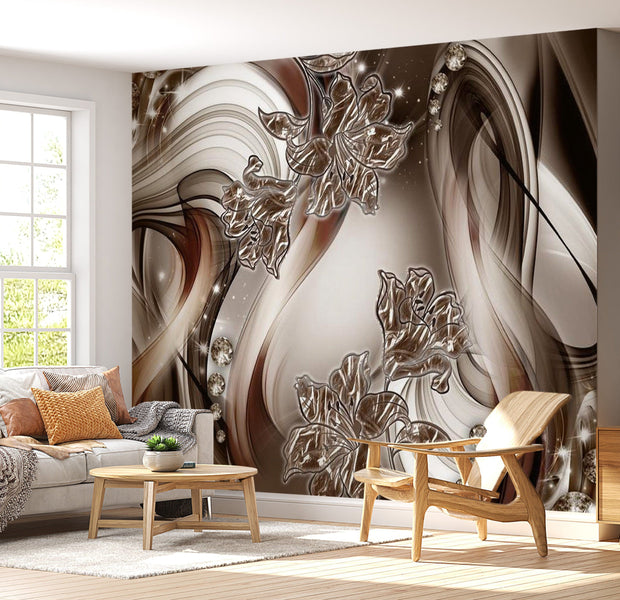 Peel & Stick Glam Wall Mural - Autumn Dance - Removable Wall Decals
