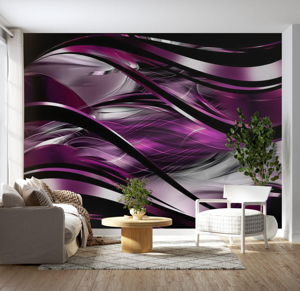 Peel & Stick Glam Wall Mural - Blueberry Dream - Removable Wall Decals