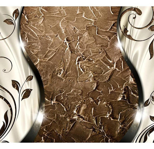 Peel & Stick Glam Wall Mural - Brown Twigs - Removable Wall Decals