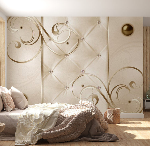 Peel & Stick Glam Wall Mural - Elegant Accent - Removable Wall Decals