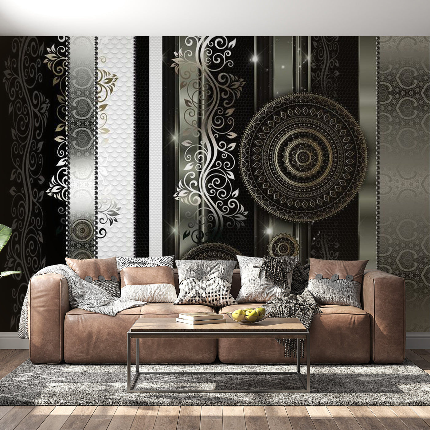 Peel & Stick Glam Wall Mural - Harmony Of Despair - Removable Wall Decals