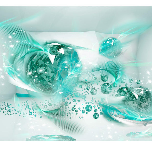 Peel & Stick Glam Wall Mural - Lovely Autumn Green - Removable Wall Decals