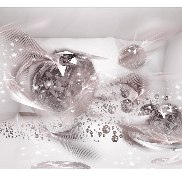 Peel & Stick Glam Wall Mural - Lovely Autumn Violet - Removable Wall Decals