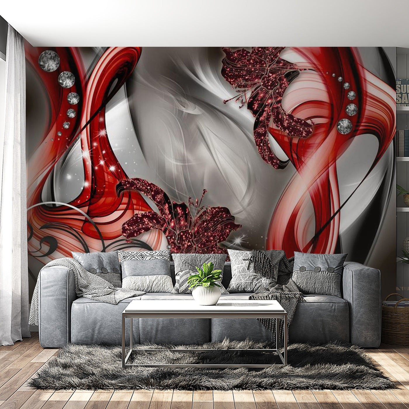 Vivyet Peel and Stick Wall Mural - Music of Love 57.9x41.3