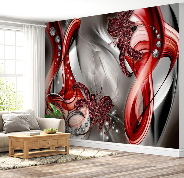 Peel & Stick Glam Wall Mural - Music Of Love - Removable Wall Decals