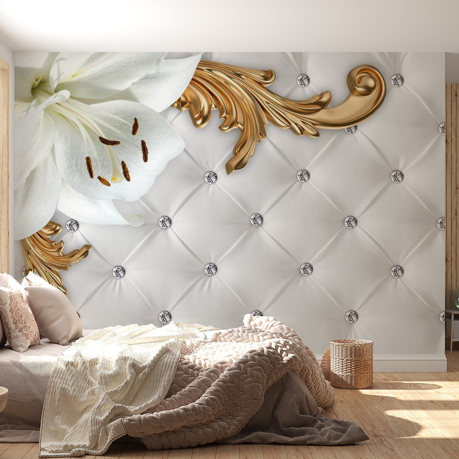 Peel & Stick Glam Wall Mural - Royal Dream - Removable Wall Decals