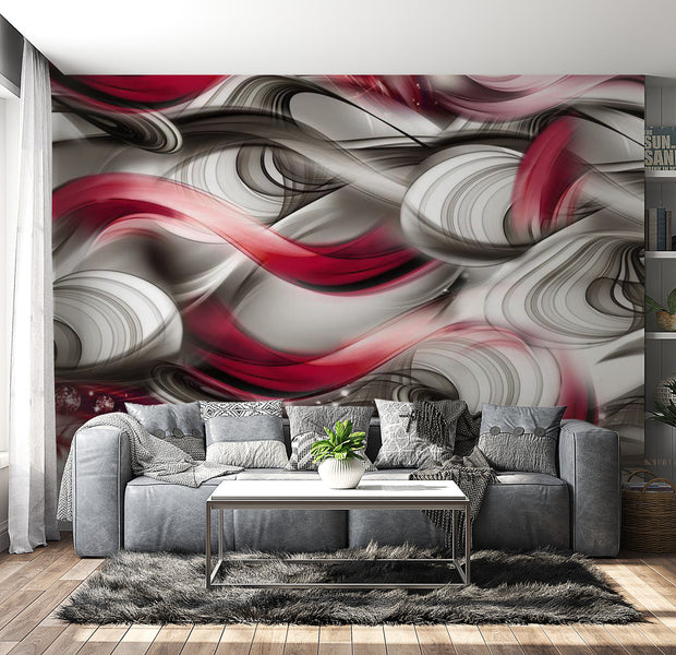 Peel & Stick Glam Wall Mural - Rush Of Emotions - Removable Wall Decals