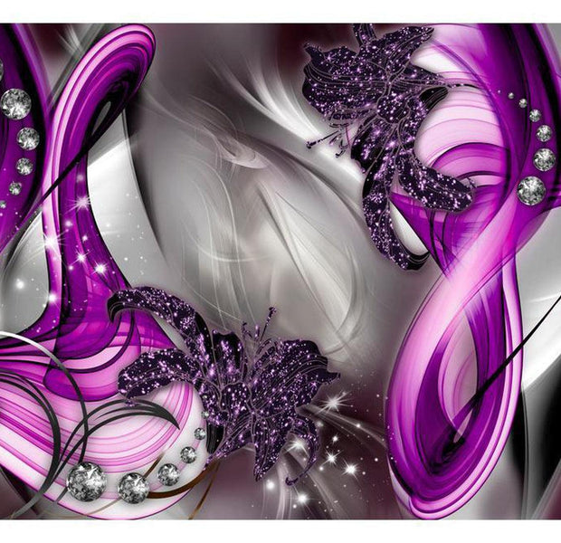 Peel & Stick Glam Wall Mural - Sounds Of Senses - Removable Wall Decals