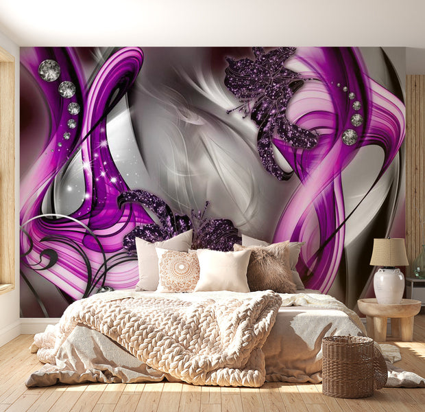 Peel & Stick Glam Wall Mural - Sounds Of Senses - Removable Wall Decals