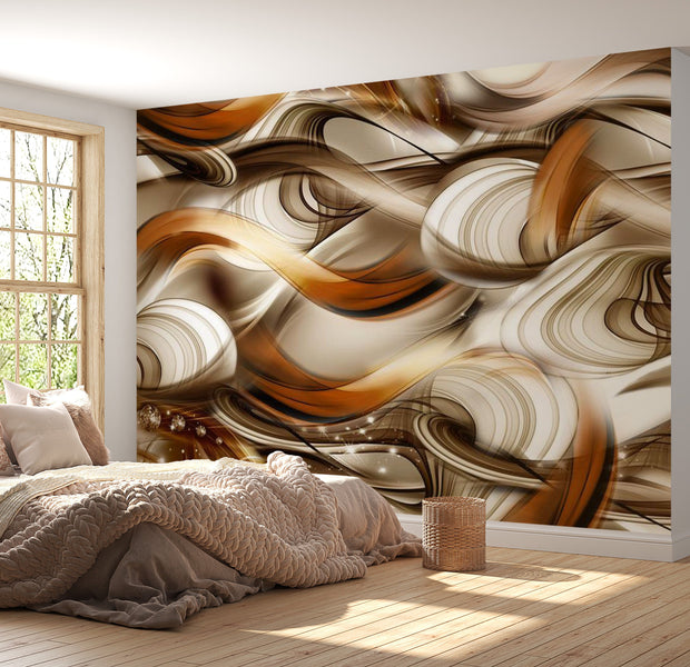 Peel & Stick Glam Wall Mural - Tangled Madness - Removable Wall Decals