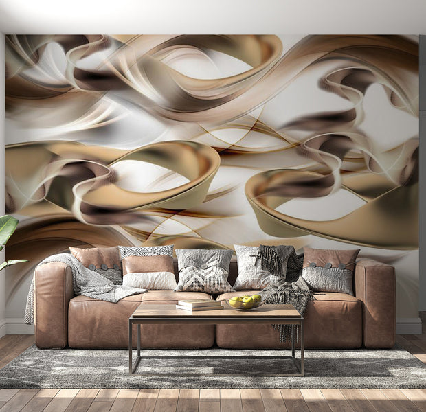 Peel & Stick Glam Wall Mural - Twisted World - Removable Wall Decals