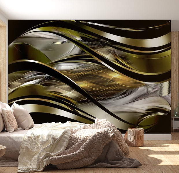 Peel & Stick Glam Wall Mural - Wind In Hair - Removable Wall Decals