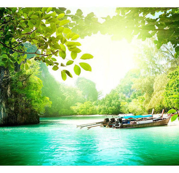 Peel & Stick Nature Wall Mural - Secret Paradise - Removable Wall Decals