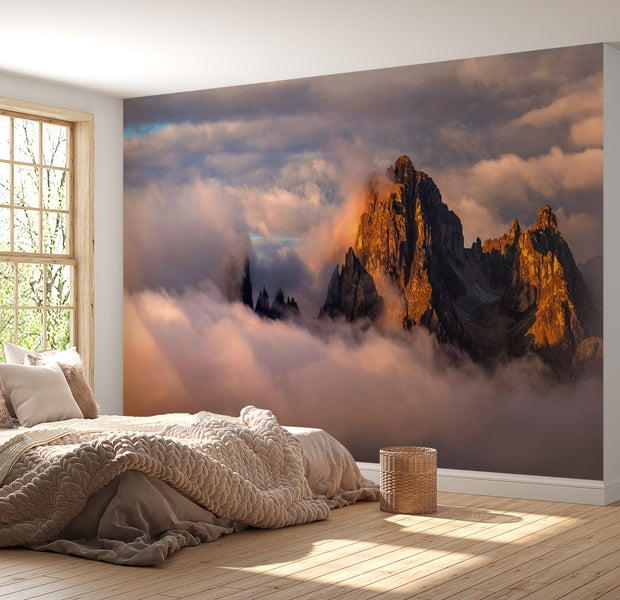 Peel & Stick Nature Wall Mural - Arcana Of Clouds - Removable Wall Decals