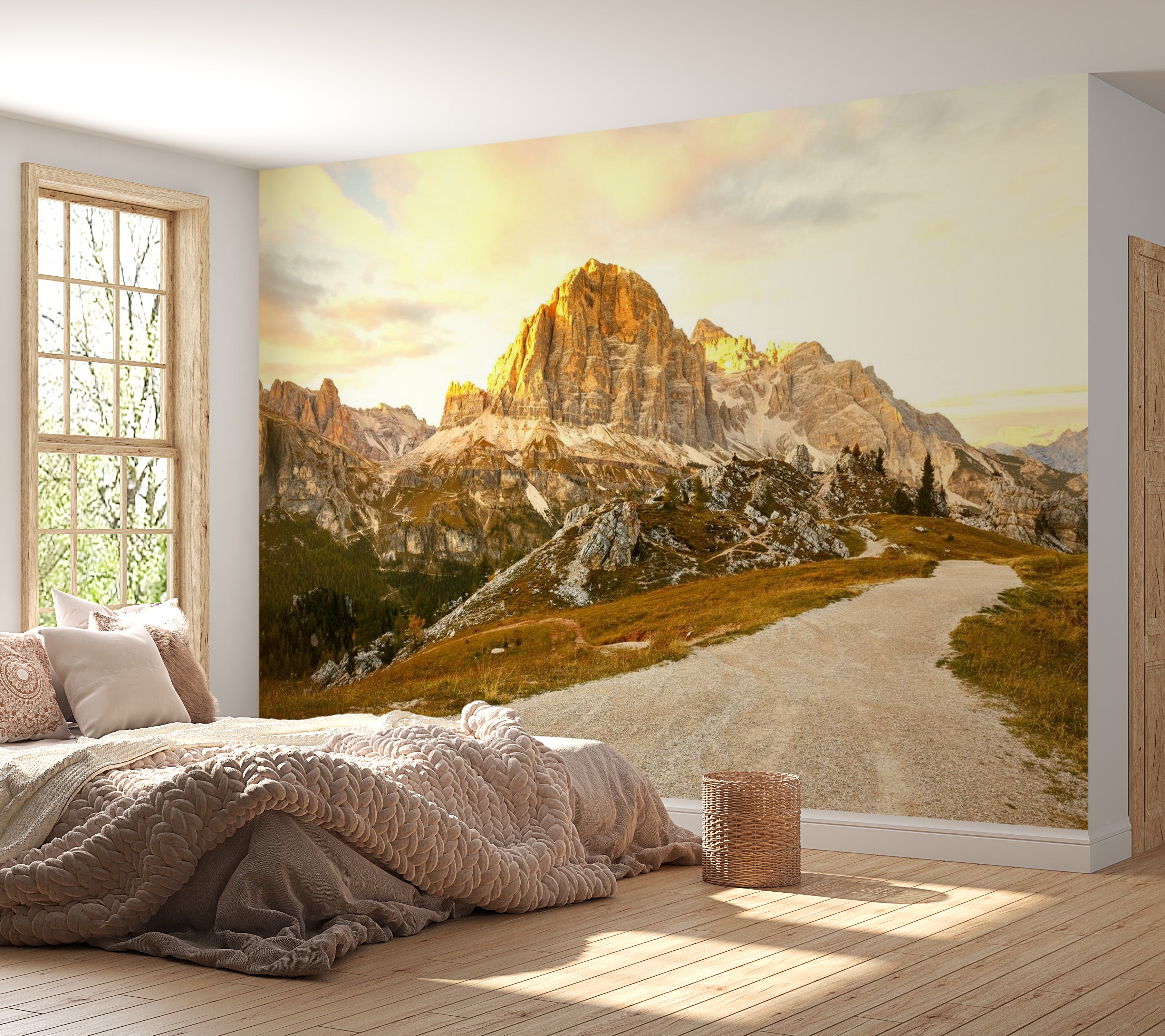 Peel & Stick Nature Wall Mural - Beautiful Dolomites - Removable Wall Decals