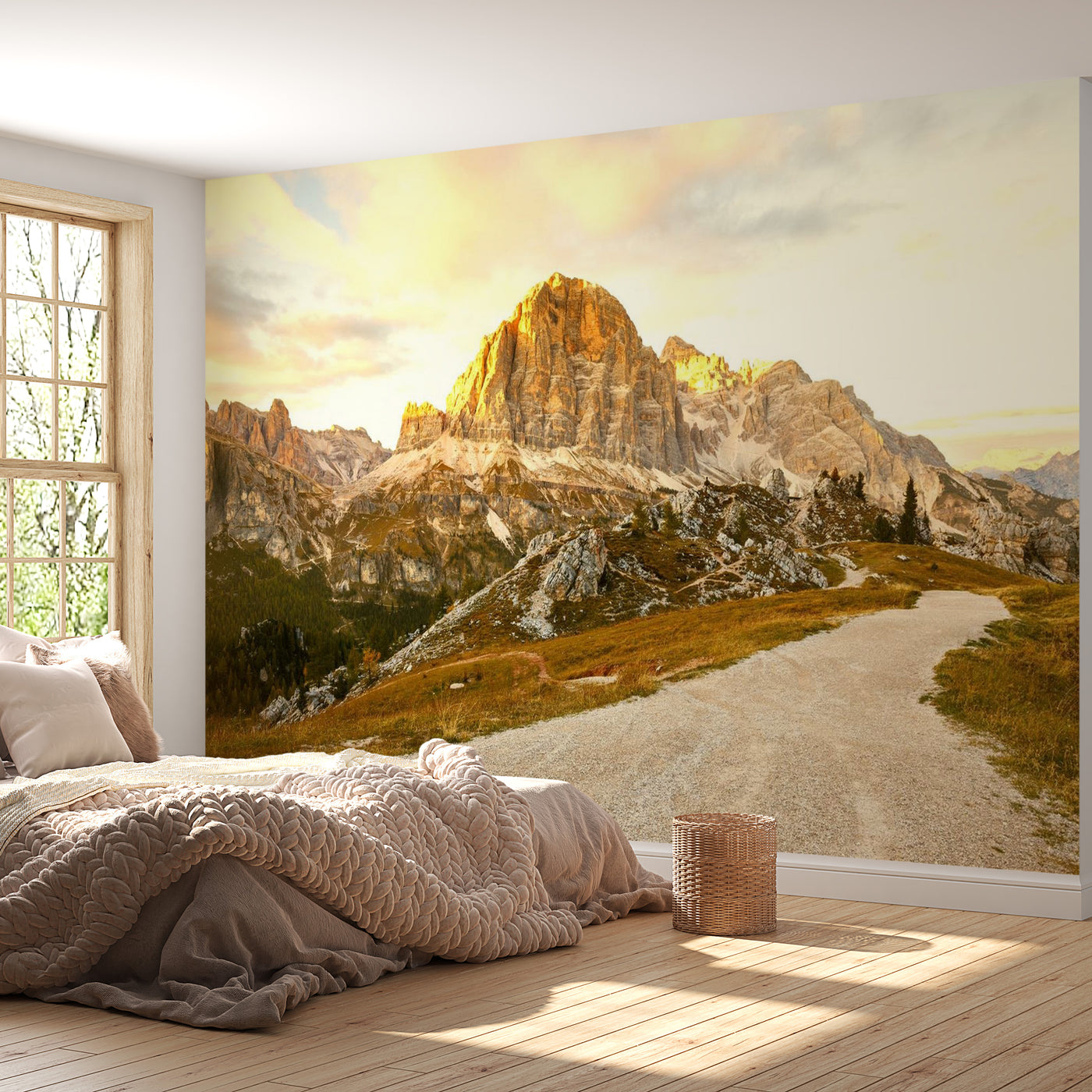 Peel & Stick Nature Wall Mural - Beautiful Dolomites - Removable Wall Decals