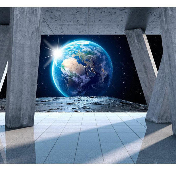 Peel & Stick Space 3D Wall Mural - Star Travels - Removable Wall Decals