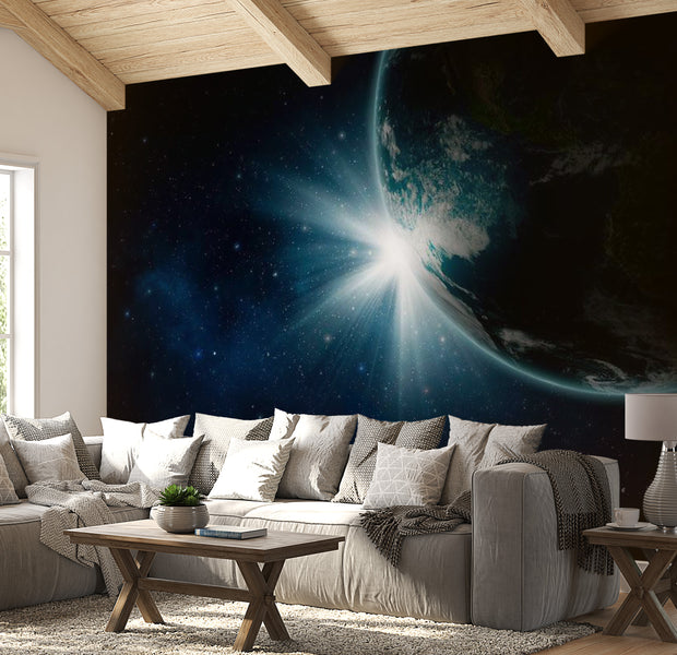 Peel & Stick Space Wall Mural - Earth - Removable Wall Decals