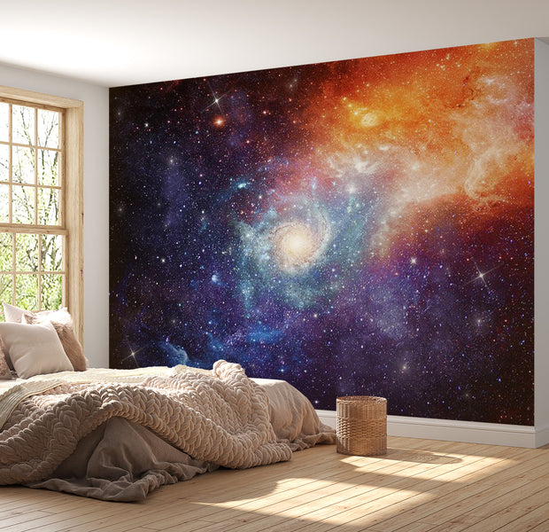 Peel & Stick Space Wall Mural - Galaxy - Removable Wall Decals