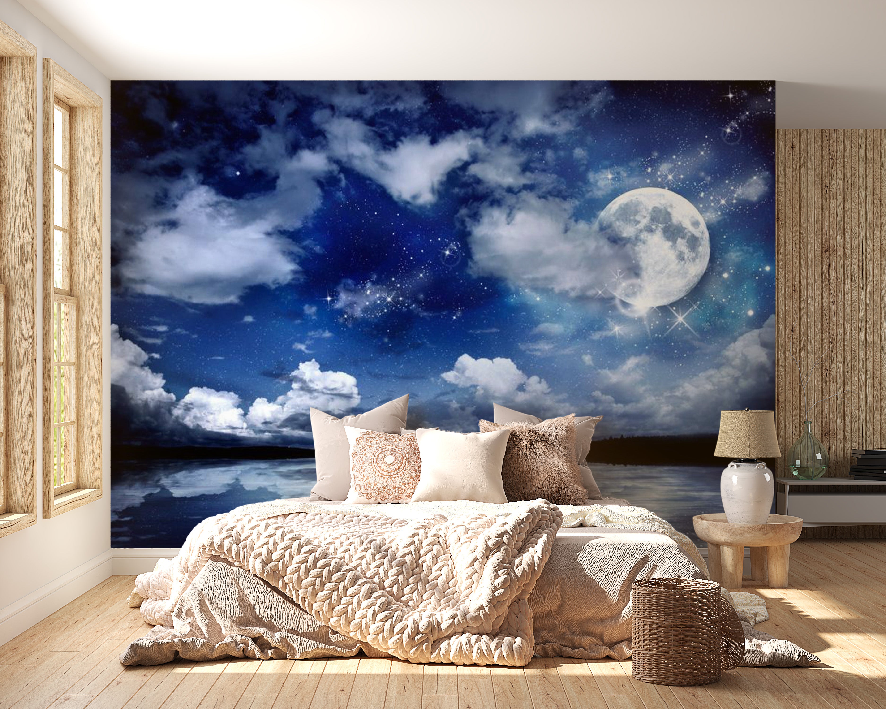 Peel & Stick Space Wall Mural - Magic Night - Removable Wall Decals