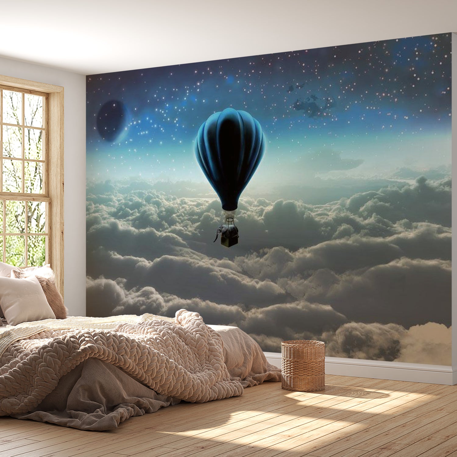 Peel & Stick Space Wall Mural - Night Expedition - Removable Wall Decals