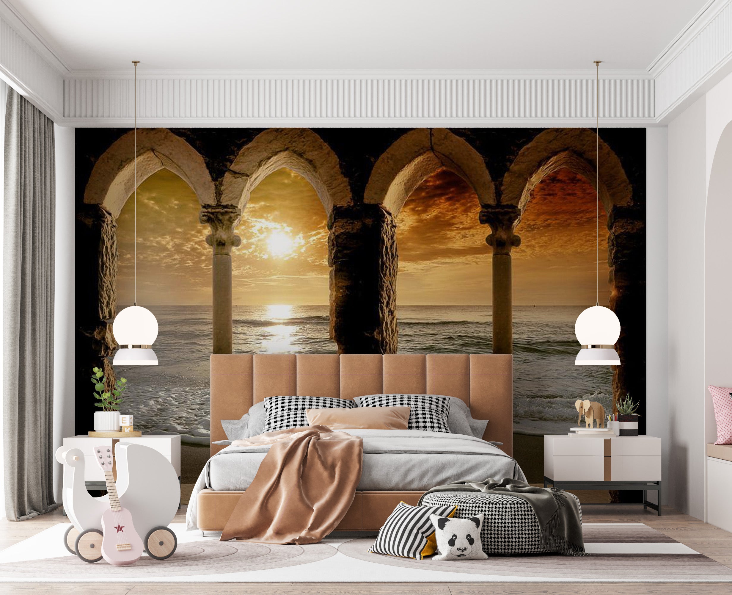 Peel & Stick Tropical Wall Mural - Idyll - Removable Wall Decals