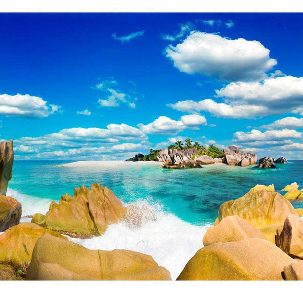 Peel & Stick Tropical Wall Mural - Summer Asylum - Removable Wall Decals