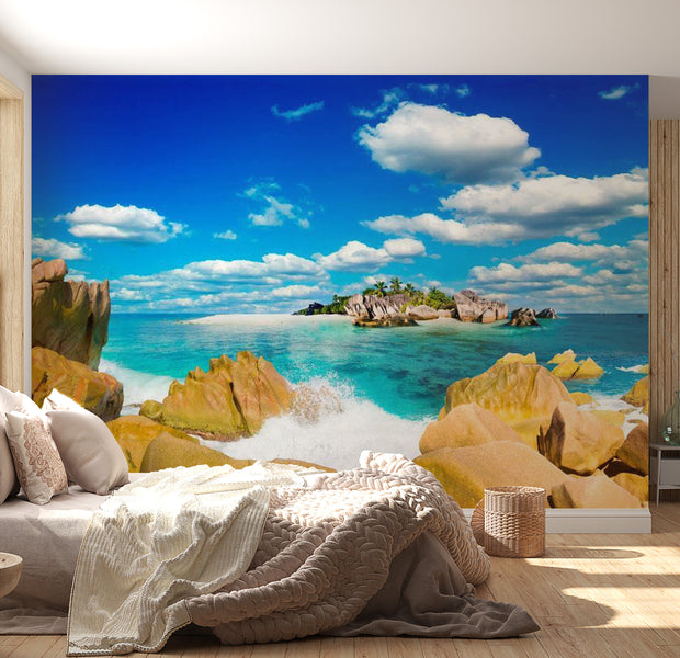 Peel & Stick Tropical Wall Mural - Summer Asylum - Removable Wall Decals