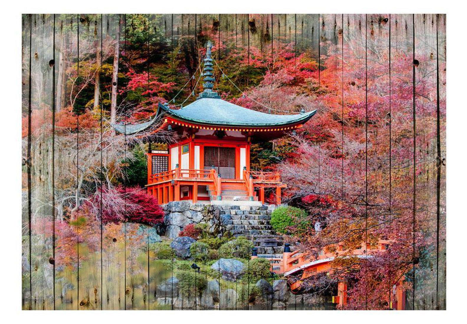 Peel & Stick Wall Mural - Autumnal Japan - Removable Wall Decals