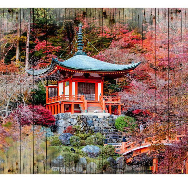 Peel & Stick Wall Mural - Autumnal Japan - Removable Wall Decals