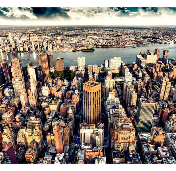 Peel & Stick Wall Mural - Bird's Eye View Of New York - Removable Wall Decals