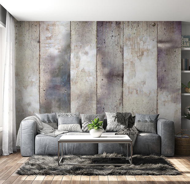 Peel & Stick Wall Mural - Concrete Panels - Removable Wall Decals