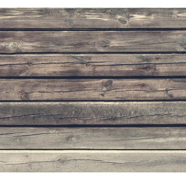 Peel & Stick Wall Mural - Country Style Wooden Planks - Removable Wall Decals