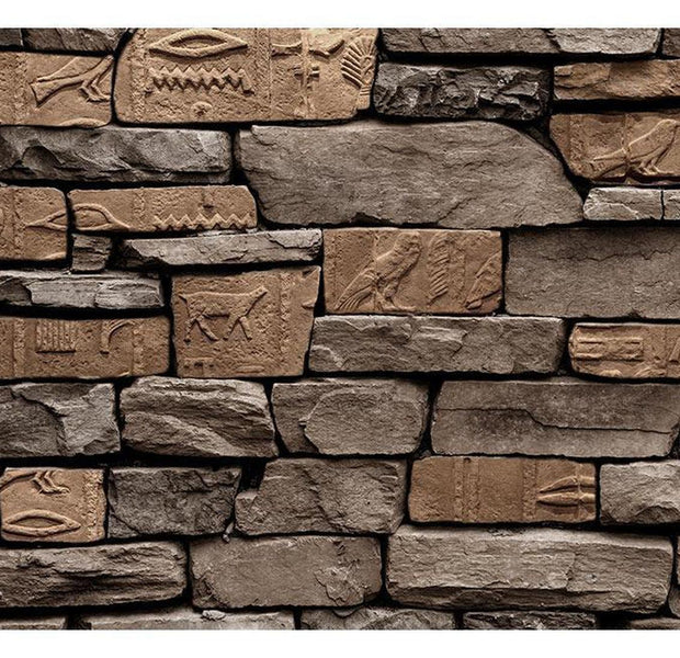 Peel & Stick Wall Mural - Egyptian Stone - Removable Wall Decals