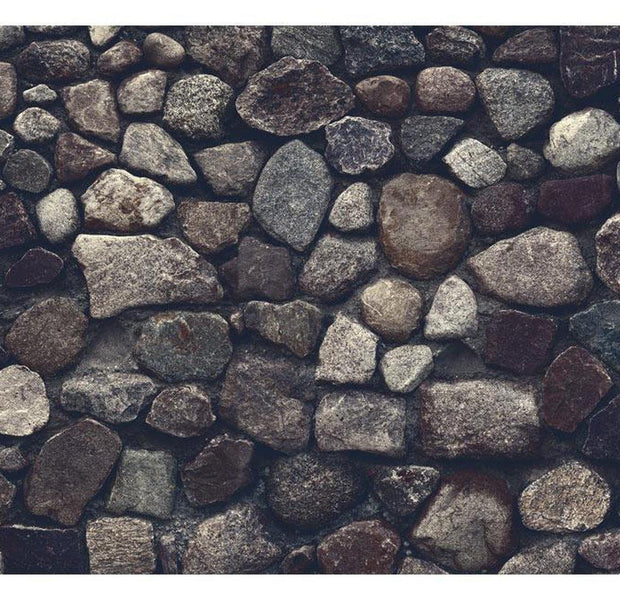Peel & Stick Wall Mural - Fortress Rocks and Stones - Removable Wall Decals
