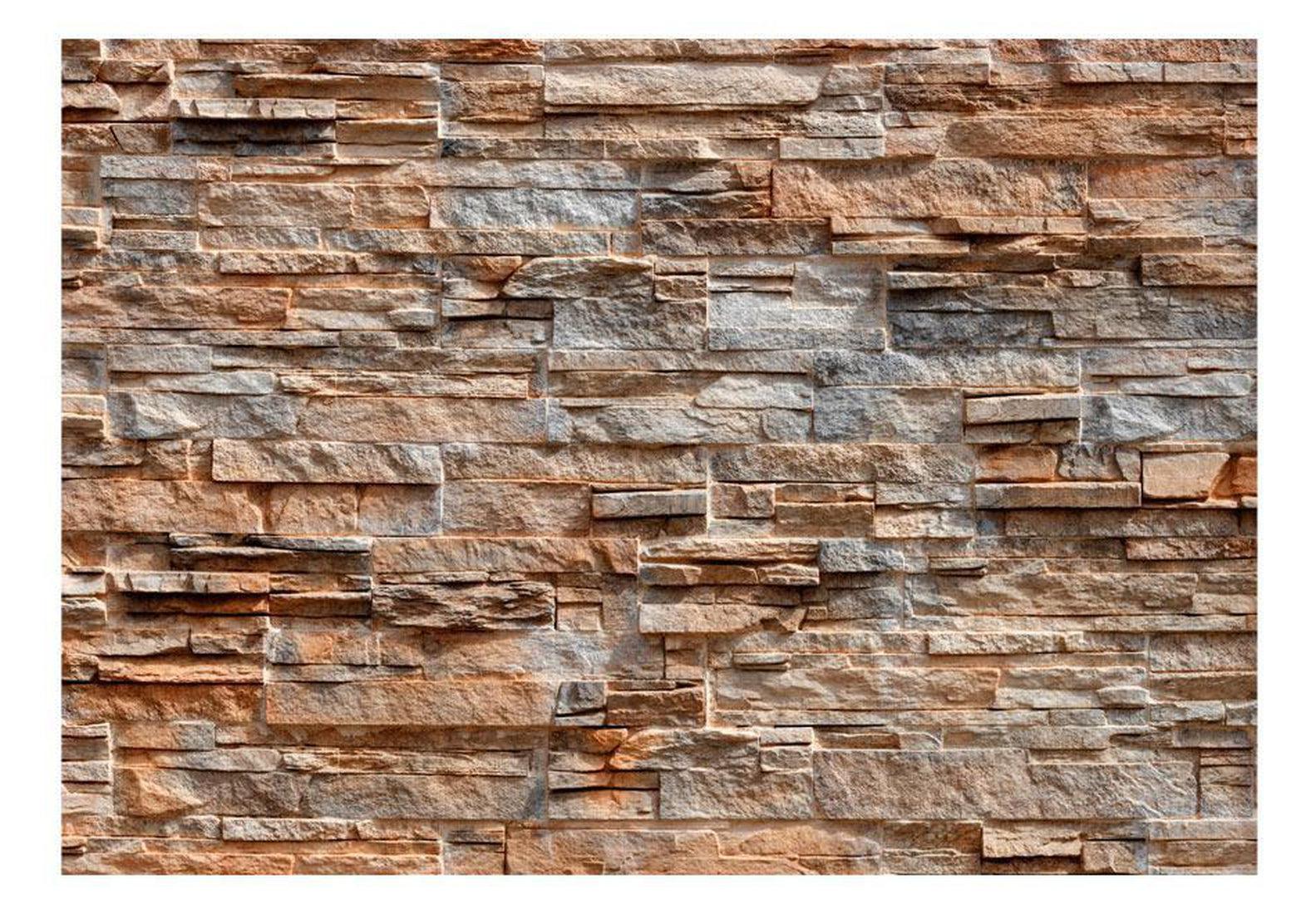 Peel & Stick Wall Mural - Intricate Melody Slate Stone - Removable Wall Decals