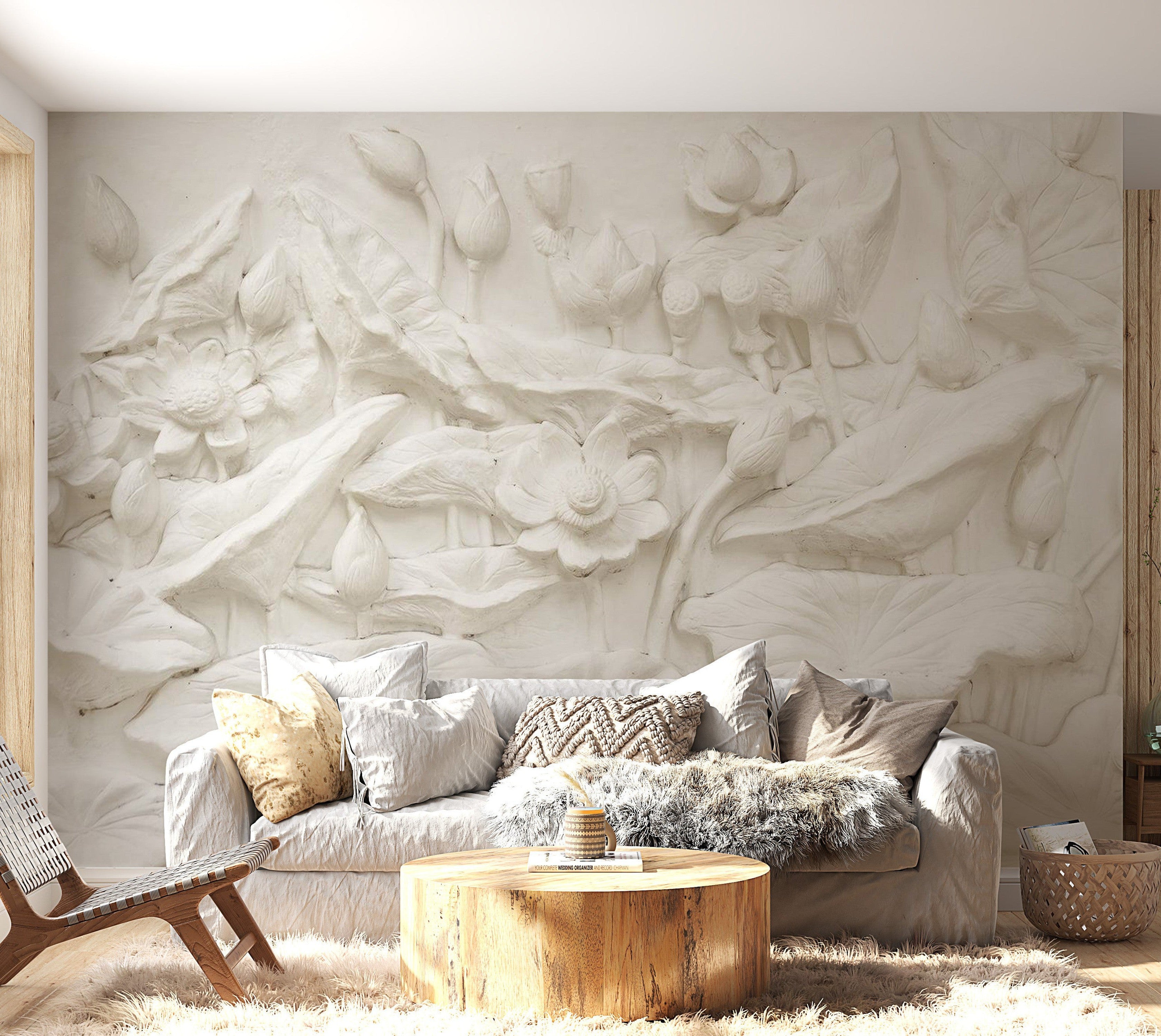 Peel & Stick Wall Mural - Nature In Stone- Removable Wall Decals